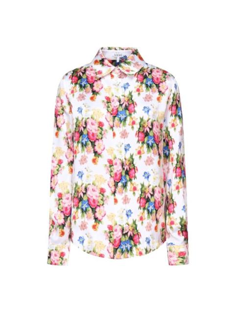 Loewe Loewe Floral-Printed Button-Up Shirt