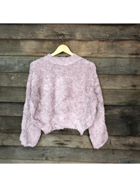 Other Designers Japanese Brand - Earth Music & Econolgy Shag Shaggy Fur Mohair Knitwear #6968