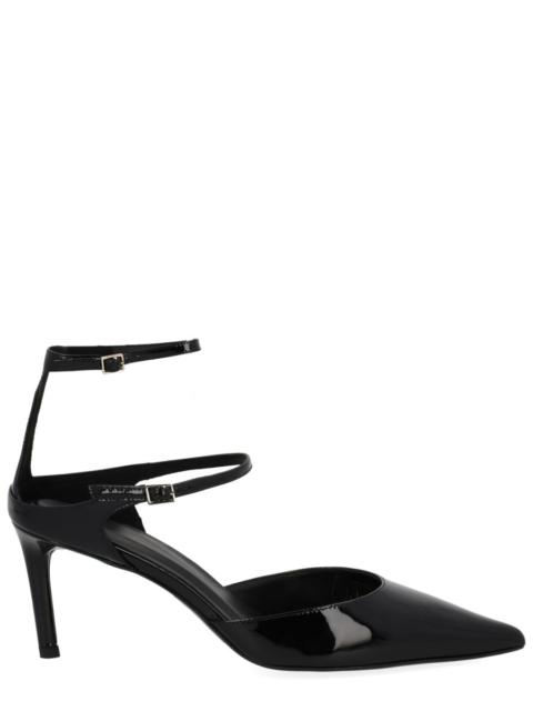 BOSS LEATHER PUMPS WITH STRAP