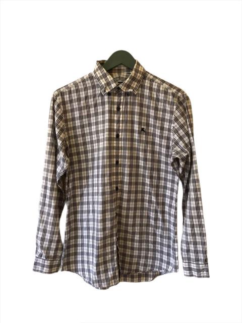 Burberry Burberry Black Label Checked Button Up Collar Shirt