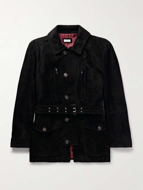 Brunello Cucinelli Belted Suede Field Jacket