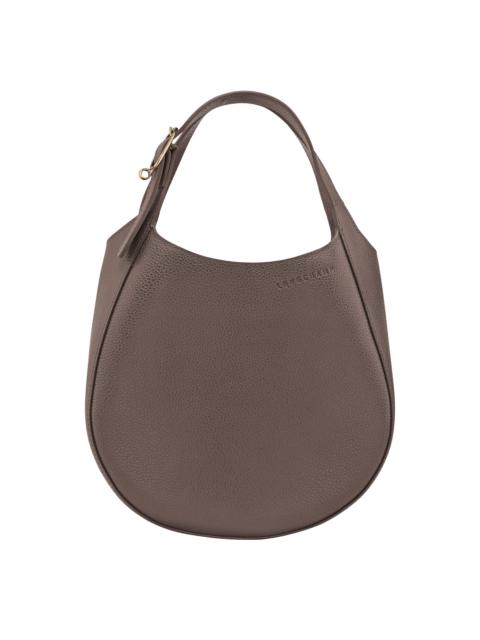 Longchamp Le Foulonné S Handbag Taupe - Leather