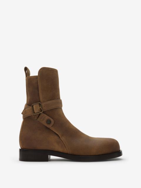 Burberry Waxed Suede Ledger Boots​​