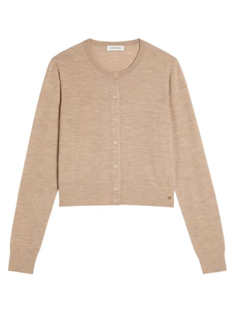 ANINE BING Anine Bing Moni Wool and Cashmere-blend Cardigan