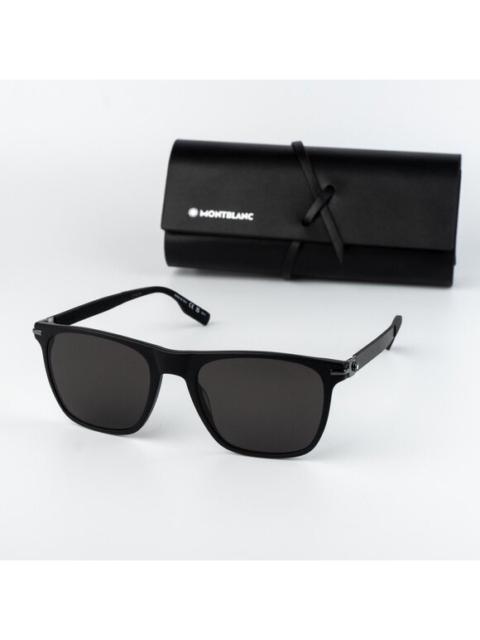 Montblanc Montblanc Men Sunglasses Black Square MB0248S 001 NEW AUTHENTIC