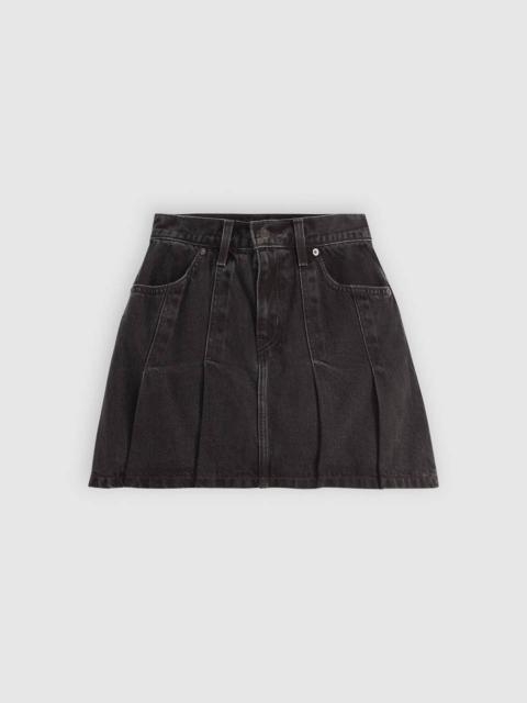 PLEATED MINI SKIRT