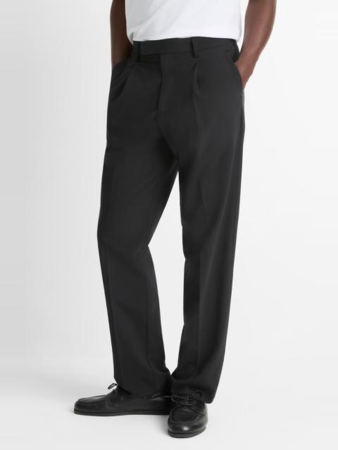 Vince Vince Pleated Black Stretch Dress Pants at Nordstrom