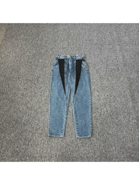 CELINE Celine lambskin patchwork carrot jeans