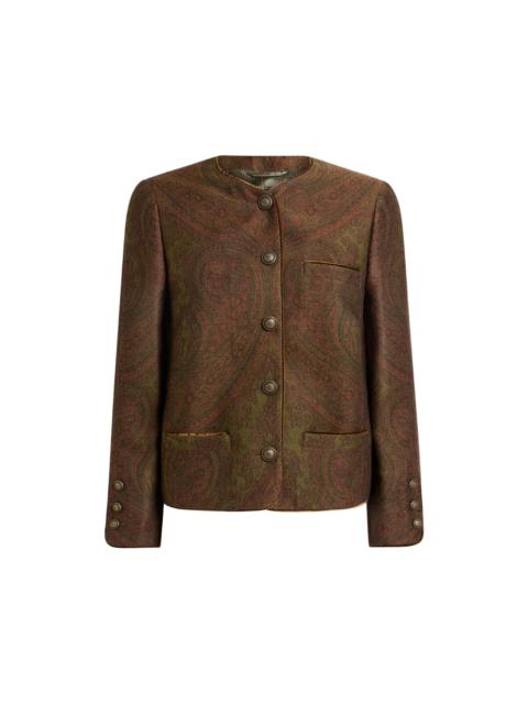 Etro Etro Brown Jackets - Fitted Jackets Women