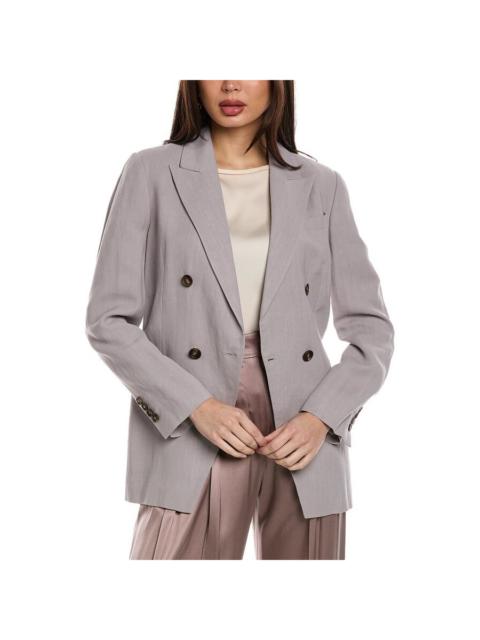 Brunello Cucinelli Brunello Cucinelli Faded Lilac Double-Breasted Blazer