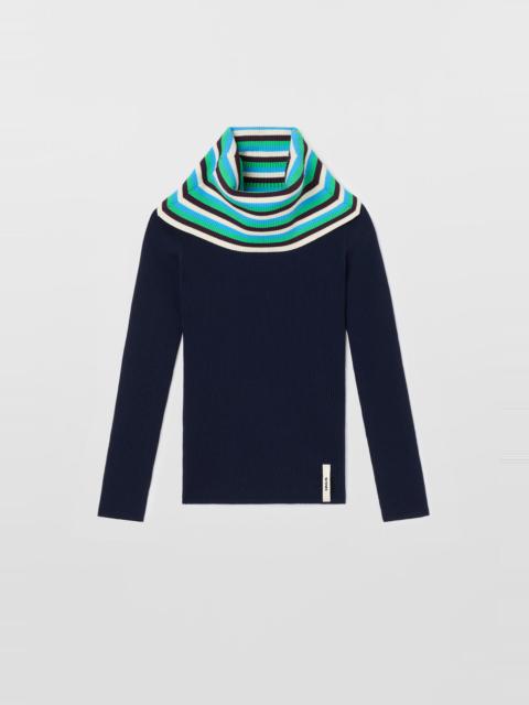 SUNNEI FOLDED TOP / dark blue