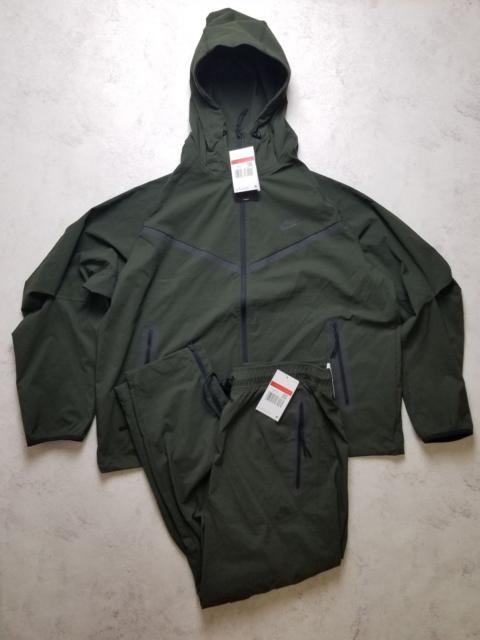 Nike Tech Woven Windrunner Tracksuit Jacket and Pants Olive