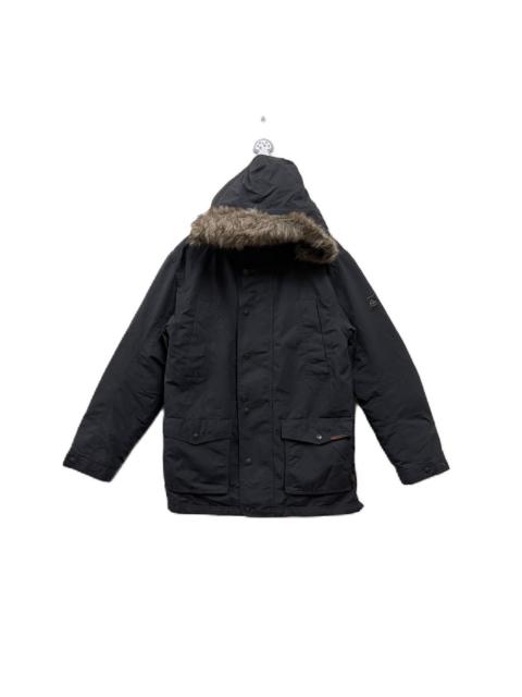 Other Designers Quiksilver Jacket Puffer Fur Hoodie