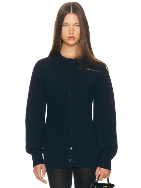 HELSA Devika Wool Cashmere Cardigan