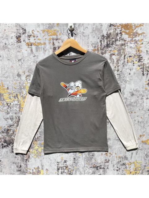 Vintage Spirit Hip Hop Graffiti Shirt Skiing Fear Nothing