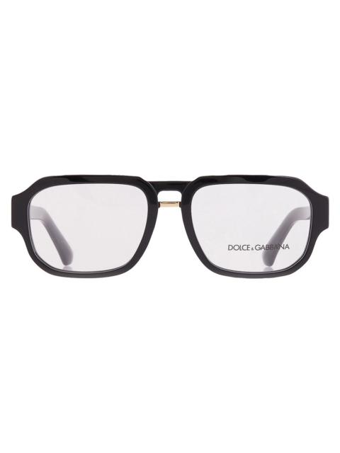 Dolce & Gabbana Dolce and Gabbana Demo Navigator Men's Eyeglasses DG3389 501 55