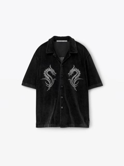 Dragon Hotfix Shirt In Velour