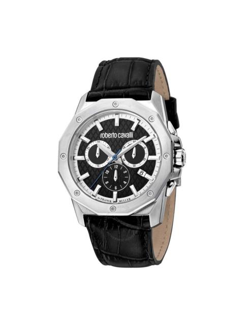 Roberto Cavalli Roberto Cavalli Fashion Watch Chronograph Quartz Black Dial Men's Watch RV1G170L0011