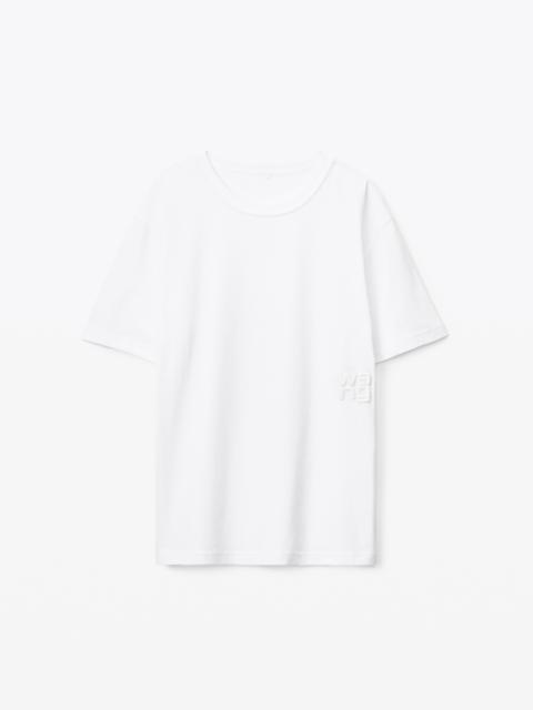 Alexander Wang PUFF LOGO TEE IN COTTON JERSEY