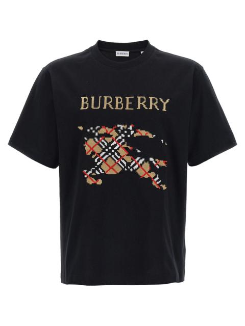 Burberry Burberry Men Cross Stitch T-Shirt