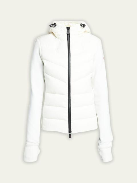 Moncler Puffer Zip-Up Cardigan