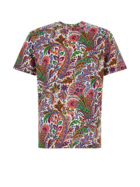 Etro Etro Men Printed Cotton T-Shirt