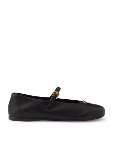 Prada Prada Women Nappa Leather Ballerinas
