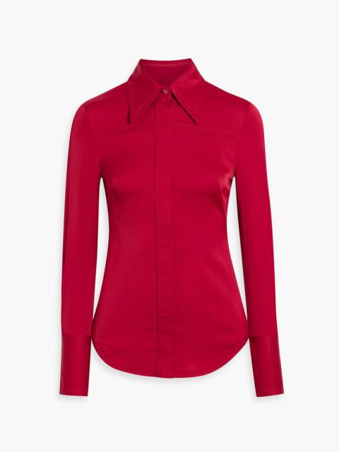 Another Tomorrow Crepe shirt