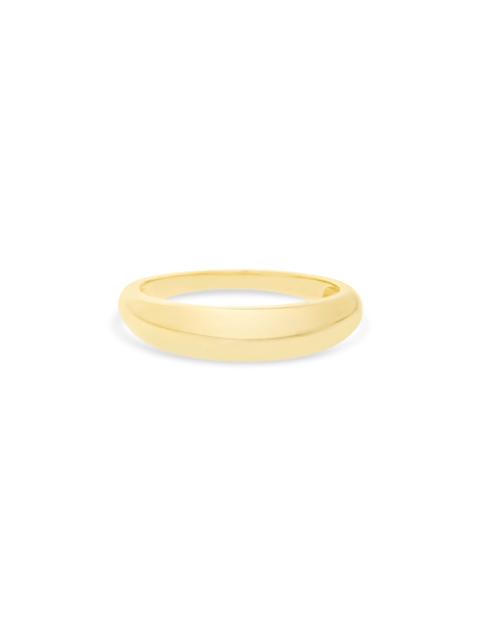 STONE AND STRAND Gold Bombe Ring