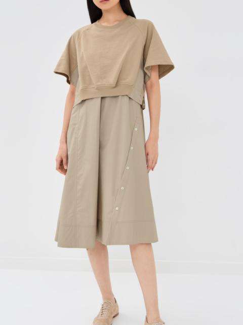 3.1 Phillip Lim French Terry Combo Dress