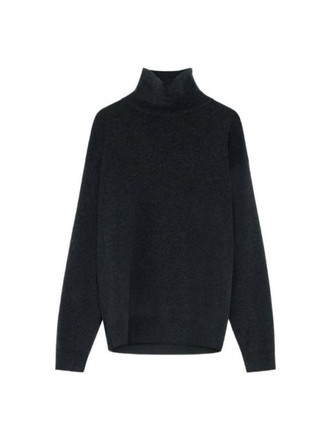 Lemaire HIGH NECK SWEATER (ANTHRACITE MELANGE)