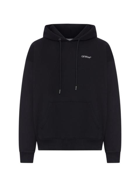 Off-White Off-white Drawstring Hooded Sweatshirt