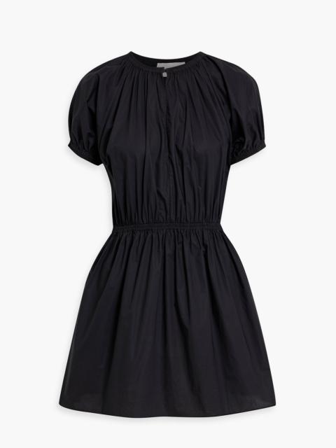 MATTEAU Cocoon cotton-poplin mini dress