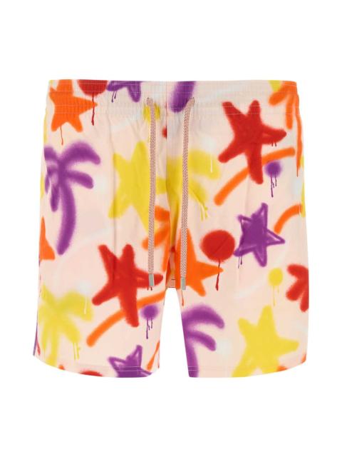 Palm Angels Printed Nylon Palm Angels X Vilebrequin Swimming Shorts