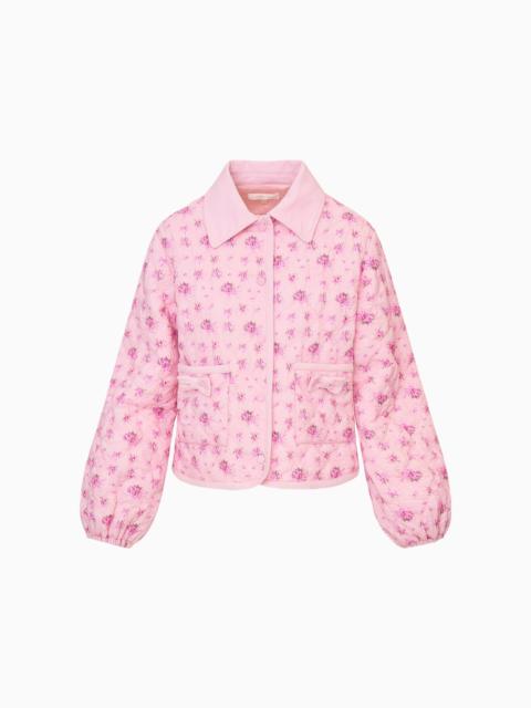 LoveShackFancy Quinlette Floral Quilted Jacket