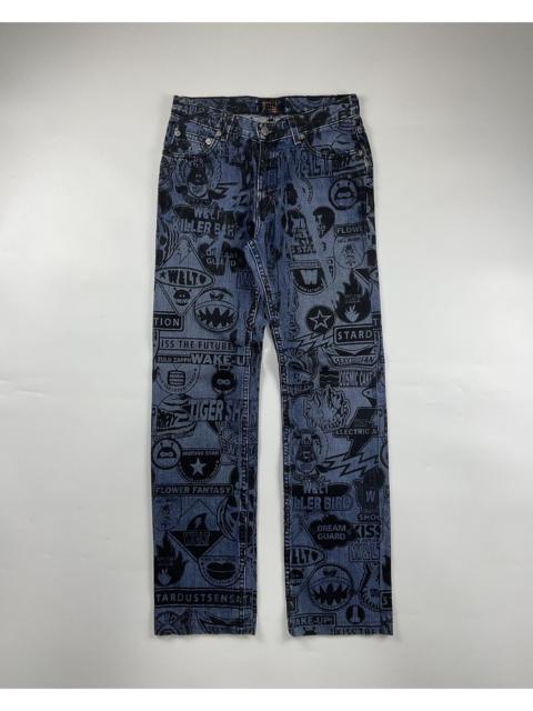 Walter Van Beirendonck Vintage Walter Van Beirendonck All Over Print Jeans