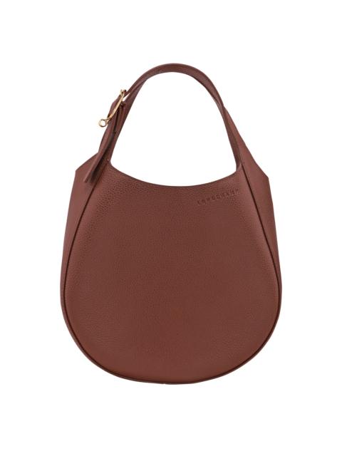 Longchamp Le Foulonné S Handbag Coffee - Leather