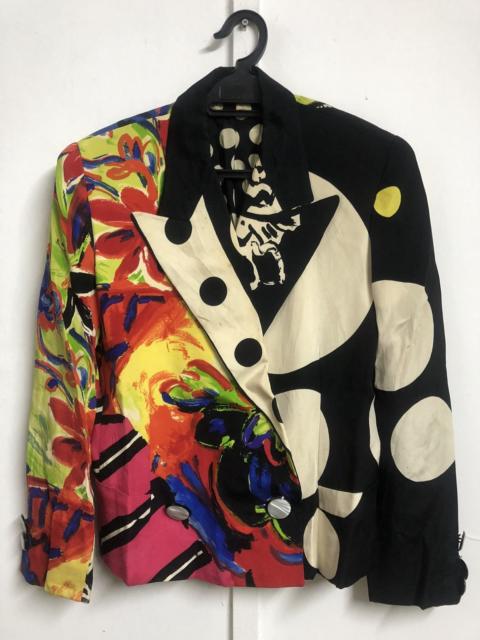 Other Designers Rare 90s Vintage GIANNI VERSACE COUTURE Pop Art Silk Printed