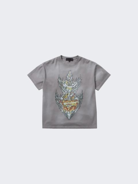 WHO DECIDES WAR Engulfed Memories Jersey Tee Vintage Grey