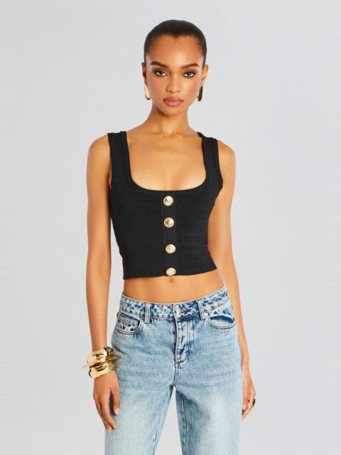 RETROFÊTE NELLA BANDAGE KNIT TOP