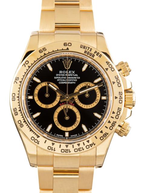 ROLEX Pre-Owned Rolex Cosmograph Daytona Ref 126508 Black Dial