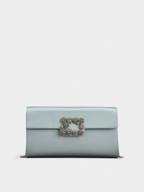 Roger Vivier Efflorescence Clutch in satin