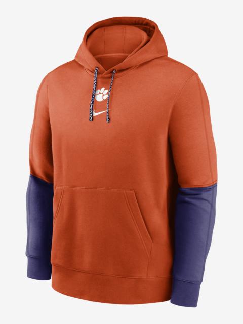 Nike Clemson Tigers Sideline Team Issue Club Men's Nike College Pullover Hoodie