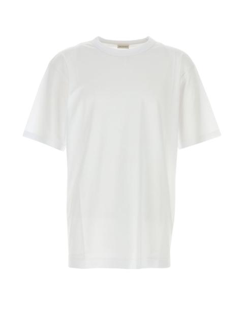 Dries Van Noten White cotton Herr oversize t-shirt