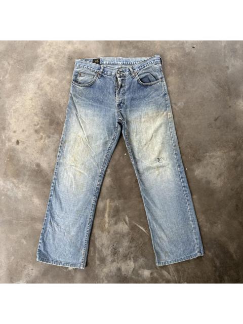 Other Designers W34 Vintage Lee Riders Faded Rusty Distressed Denim Jean