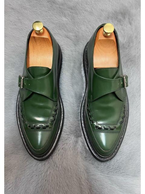 SAINT LAURENT Saint Laurent FW14 Runway Green Creepers Shoes By Hedi Slimane