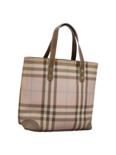 Burberry Burberry Nova Check Hand Bag Pvc Pink