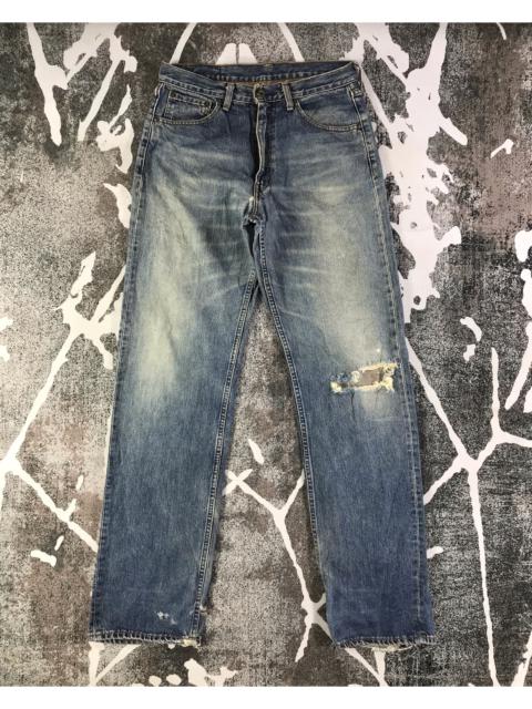 Other Designers Vintage - Vintage Levis 504 Jeans Rusty Distress Denim KJ1474