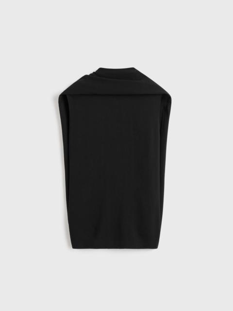 TOTEME Cocoon cape blouse black