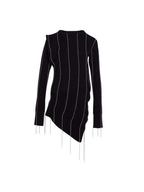 sacai Chalk Stripe Knit Pullover